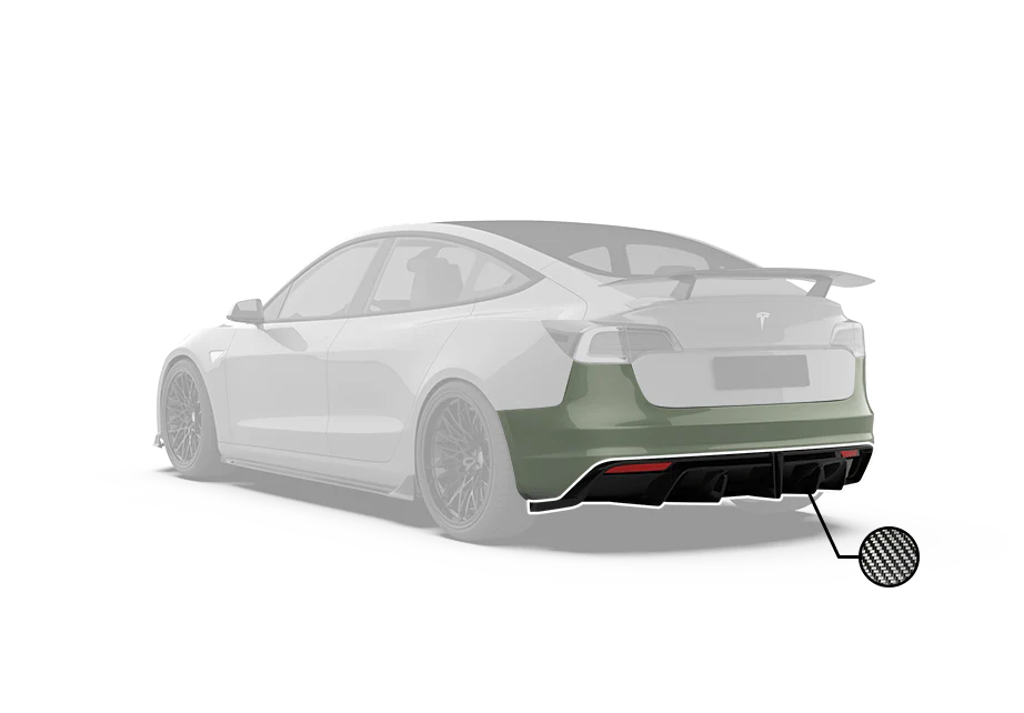 Robot Craftsman Tesla Model 3 "Crypton" Fibre Glass Reinforced Plastic Complete Body Kit (FRP) - Image 26