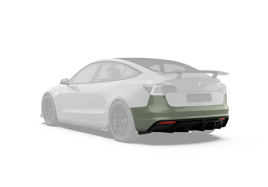 Robot Craftsman Tesla Model 3 "Crypton" Fibre Glass Reinforced Plastic Complete Body Kit (FRP) - Image 34