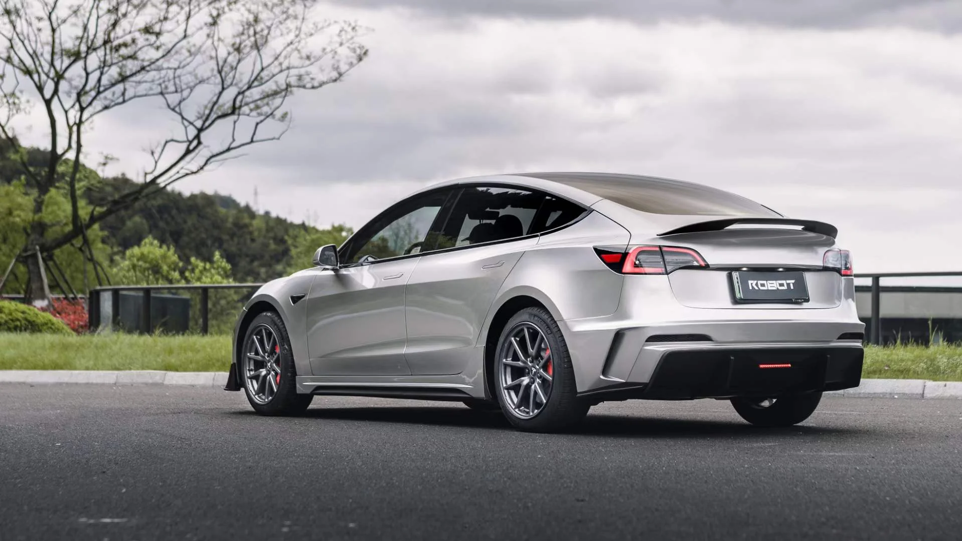 Robot Craftsman Widebody Tesla Model 3 “HACKER” Spoiler Options - Image 7