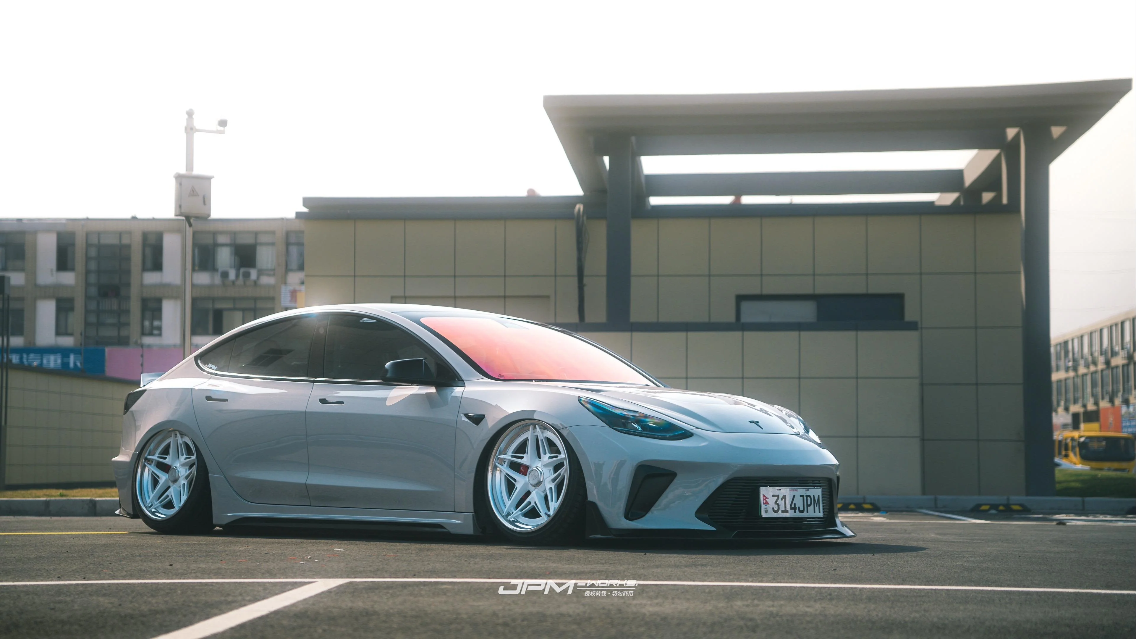 Robot Craftsman Tesla Model 3 “HACKER” Front Bumper & Front Lip (2017–2023 pre-facelift) - Image 18