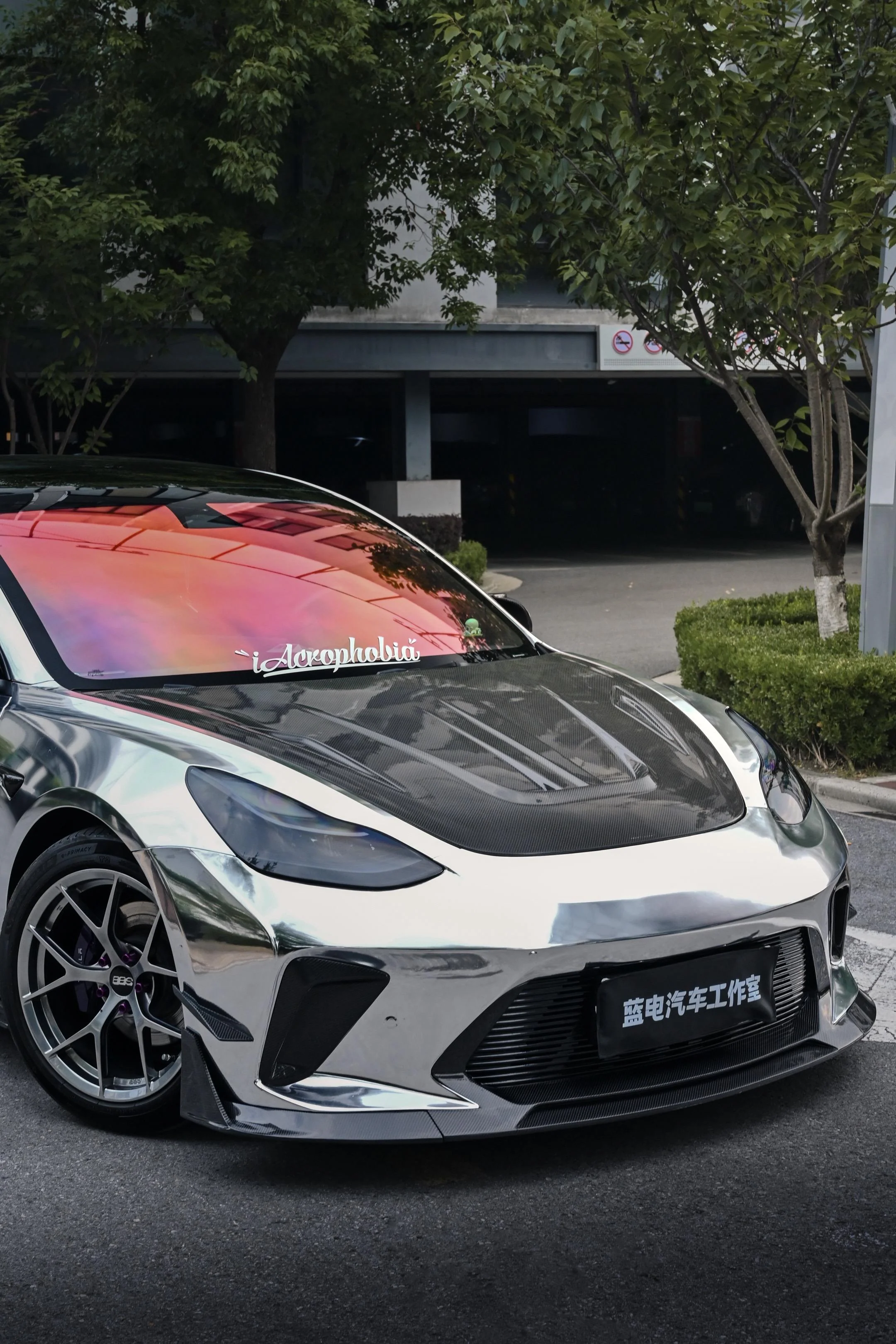 Robot Craftsman Tesla Model 3 “HACKER” Front Bumper & Front Lip (2017–2023 pre-facelift) - Image 23