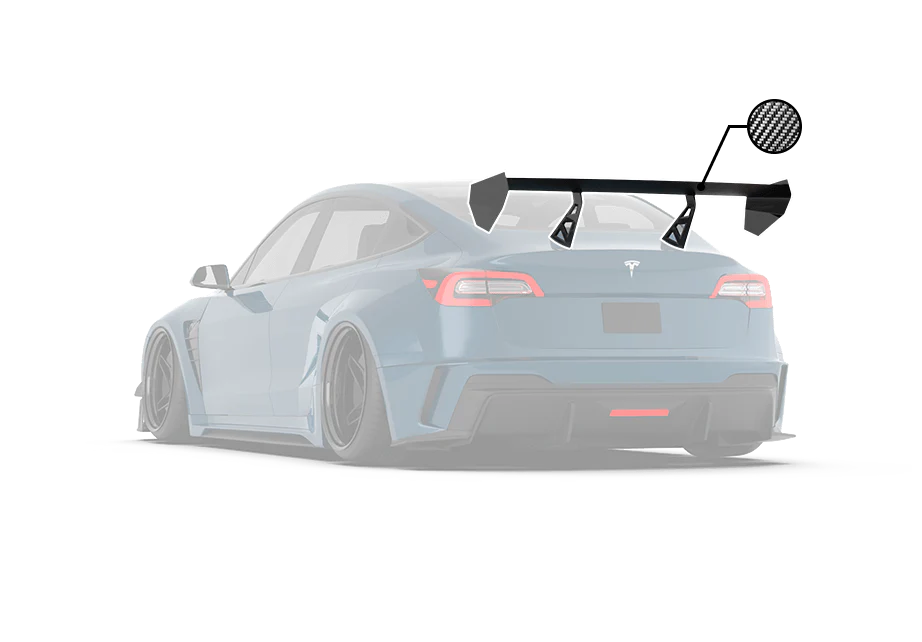 Robot Craftsman Widebody Tesla Model 3 “HACKER” Spoiler Options - Image 6