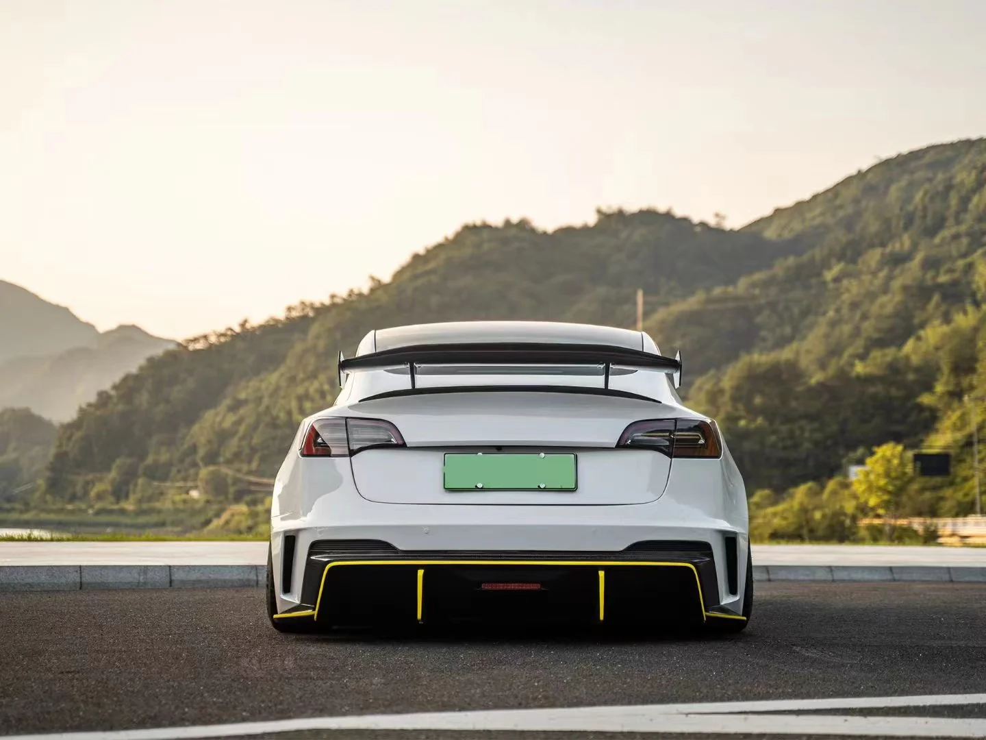 Robot Craftsman Tesla Model 3 “HACKER” Rear Bumper & Diffuser  (2017–2023 pre-facelift) - Image 12