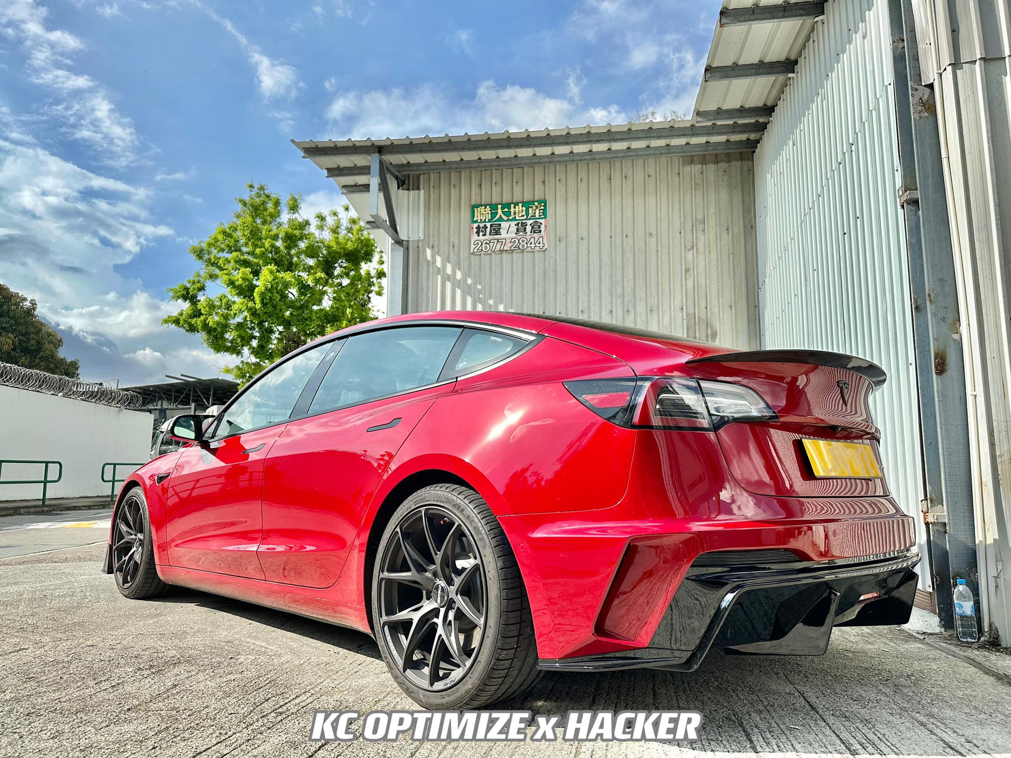 Robot Craftsman Tesla Model 3 “HACKER” Rear Bumper & Diffuser  (2017–2023 pre-facelift) - Image 16