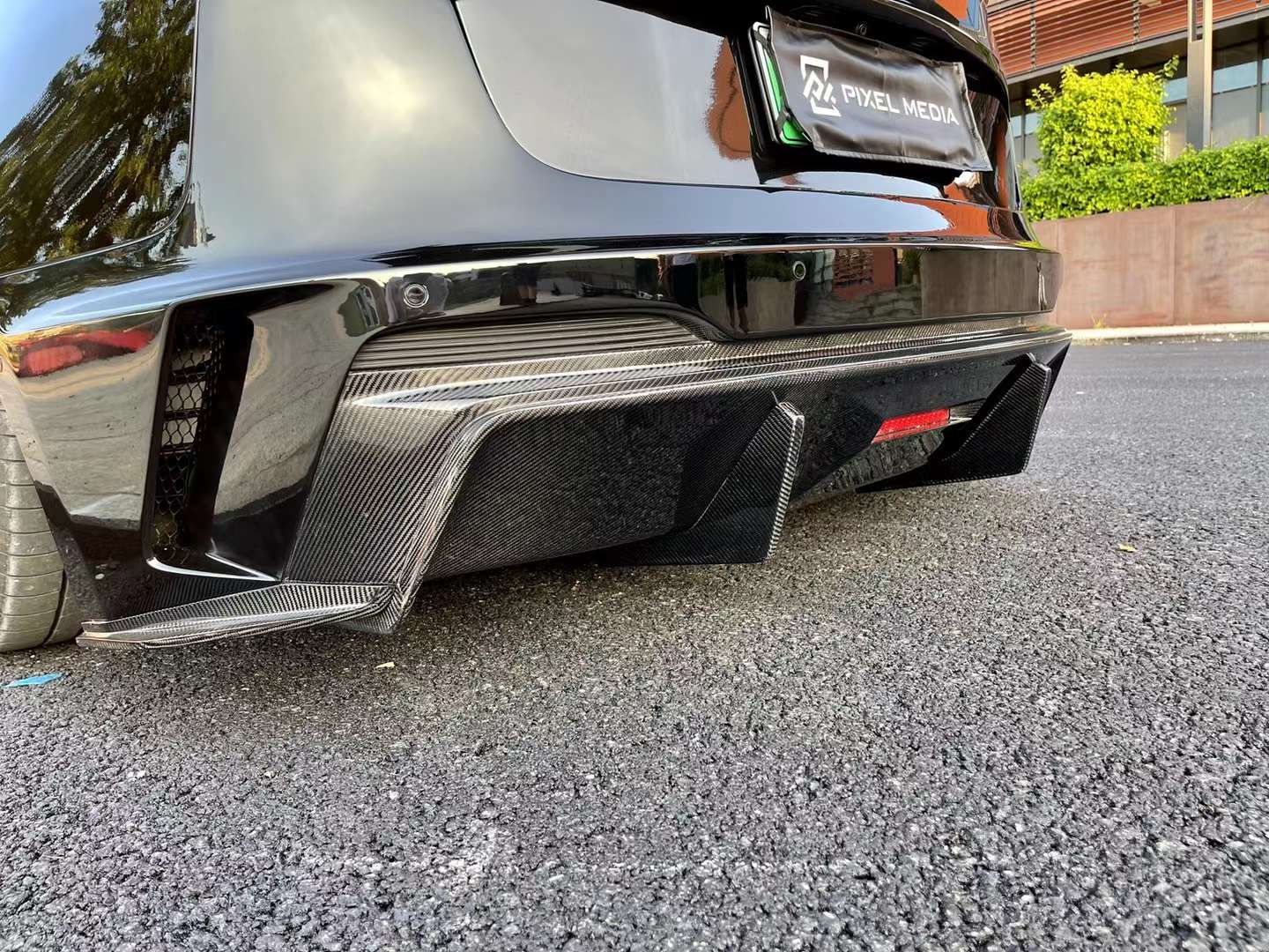 Robot Craftsman Tesla Model 3 “HACKER” Rear Bumper & Diffuser  (2017–2023 pre-facelift) - Image 7