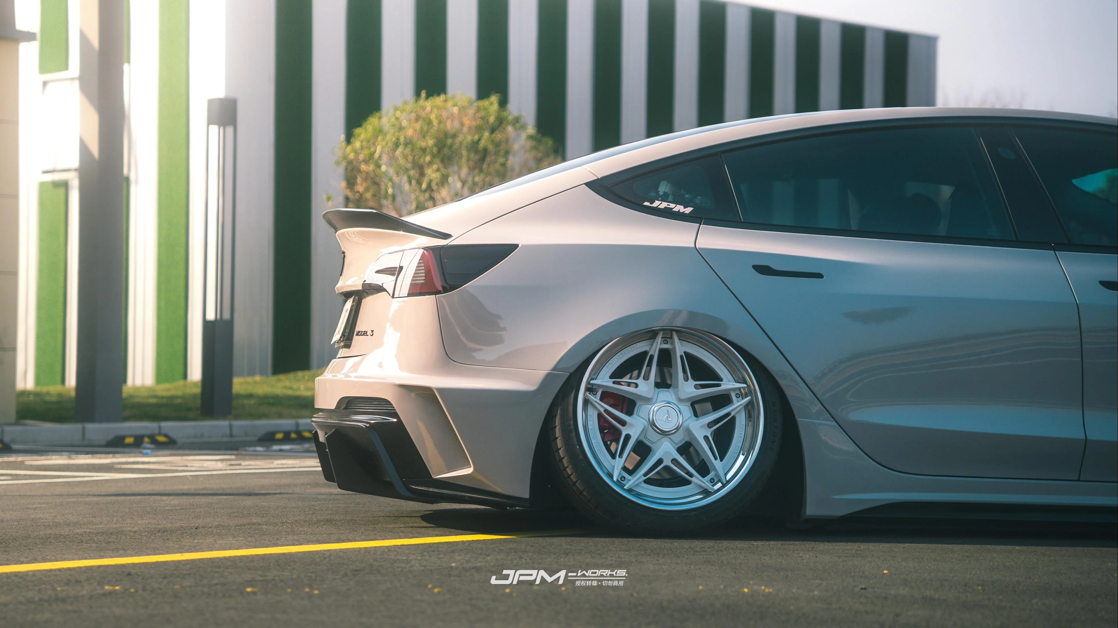 Robot Craftsman Tesla Model 3 “HACKER” Rear Bumper & Diffuser  (2017–2023 pre-facelift) - Image 8