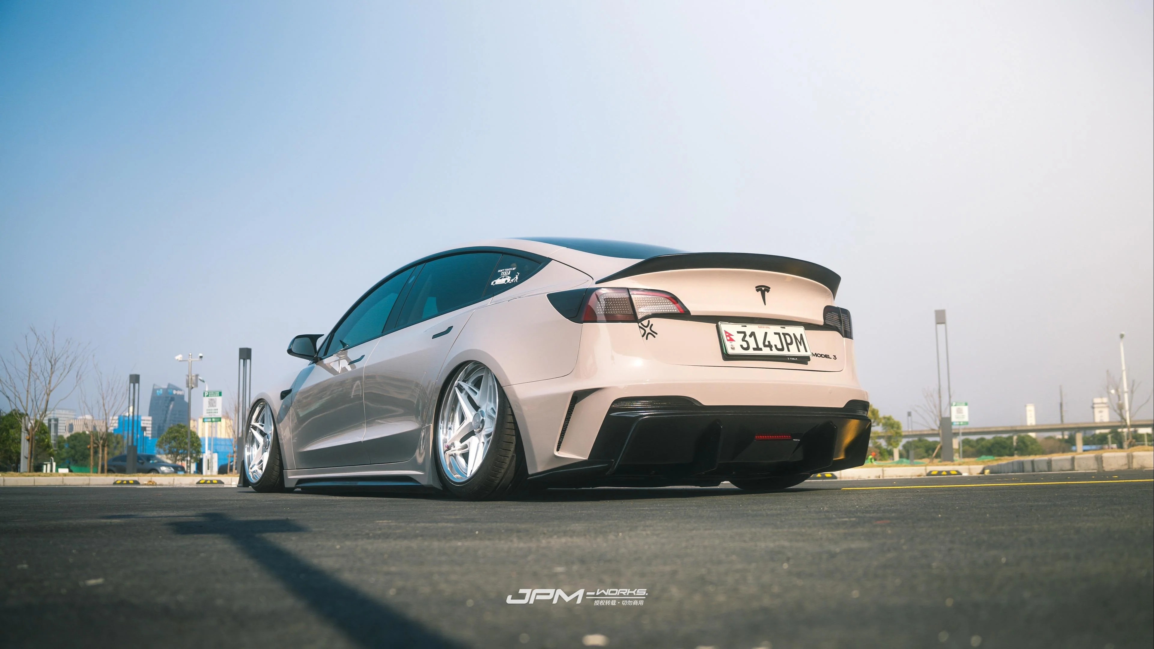 Robot Craftsman Tesla Model 3 “HACKER” Rear Bumper & Diffuser  (2017–2023 pre-facelift) - Image 9