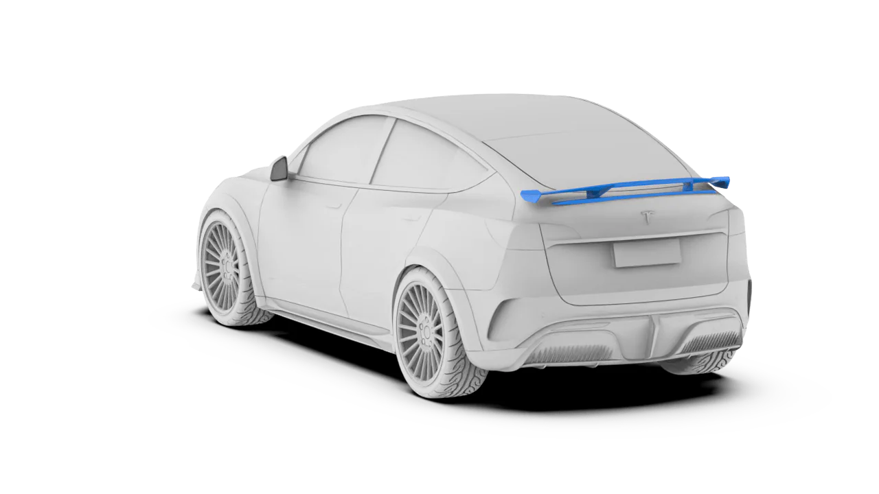 Robot Craftsman Tesla Model Y Starship Spoilers - Image 4