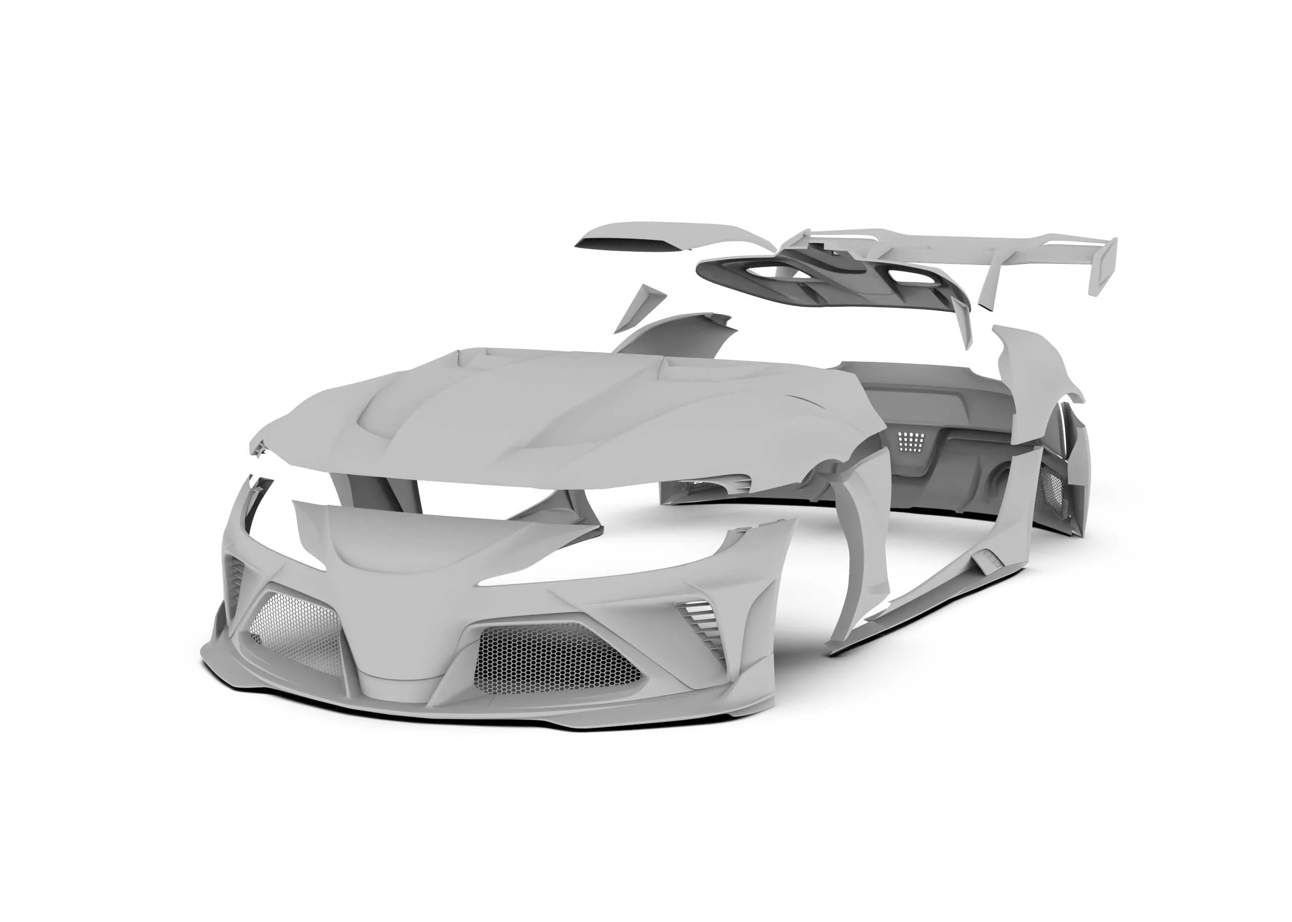 Robot Hyperion (Style B) Toyota GR Supra Moray Full Widebody Kit - Image 22