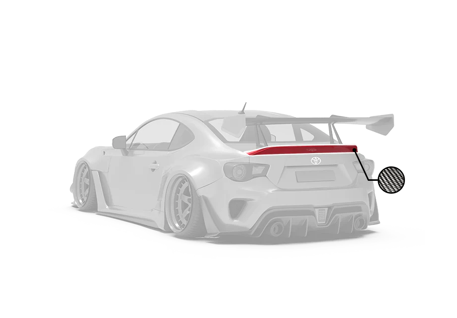 Robot Craftsman Toyota GT86 / BRZ Ducktail Spoiler - Image 2