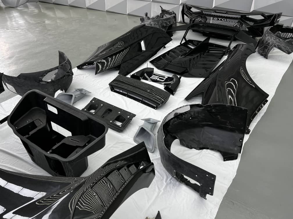 SD Dynamics Lamborghini Huracan to STO Conversion Dry-Carbon Full Body Kit - Image 30