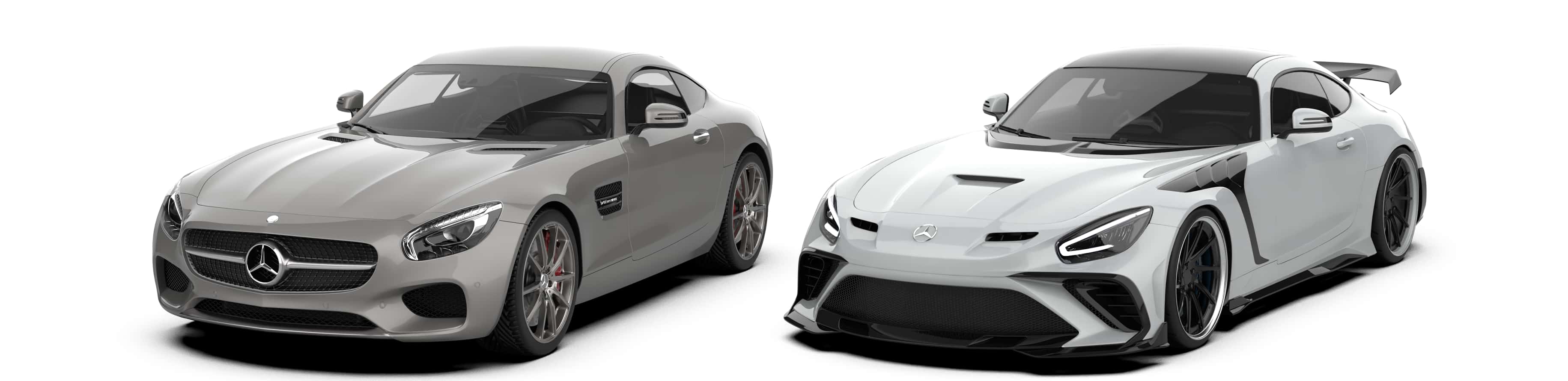 Robot Works Mercedes AMG GT Fibre Glass Reinforced Complete Body Kit (FRP) - Image 3