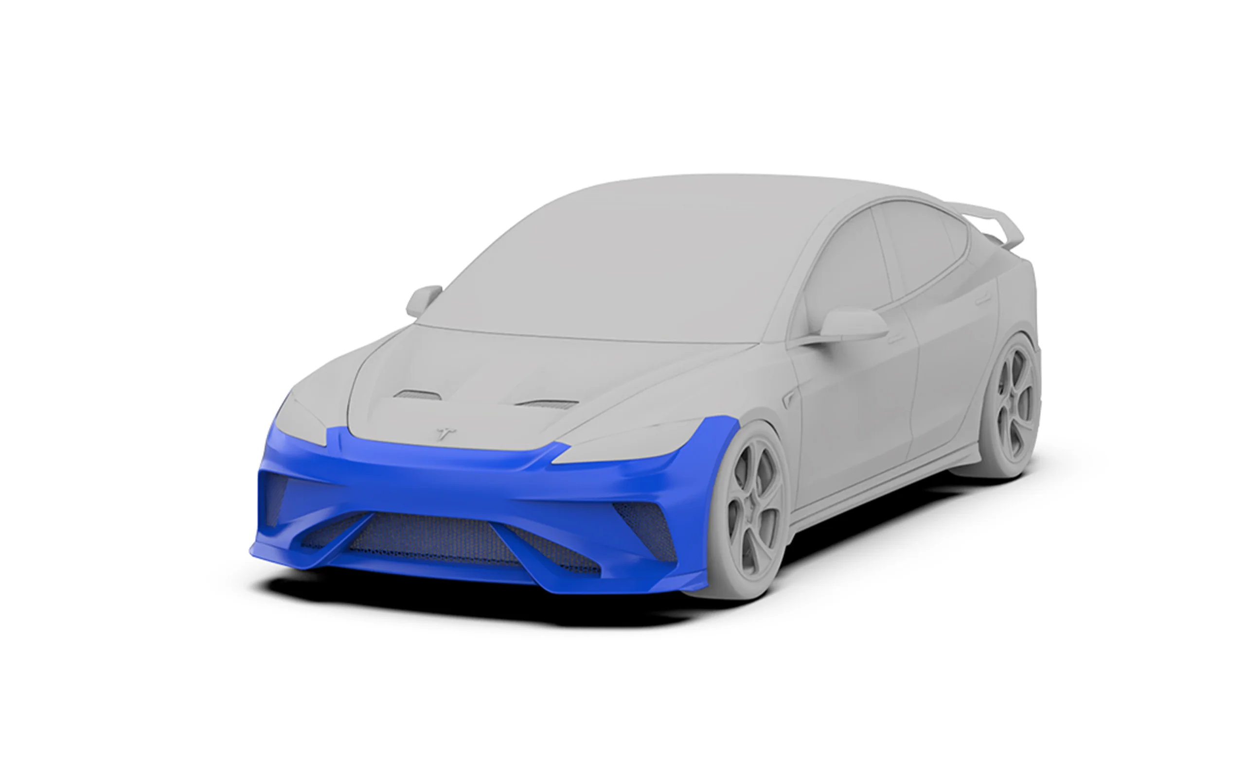 Robot Craftsman Tesla Model 3 Highland "HACKER" Front Bumper & Front Lip
