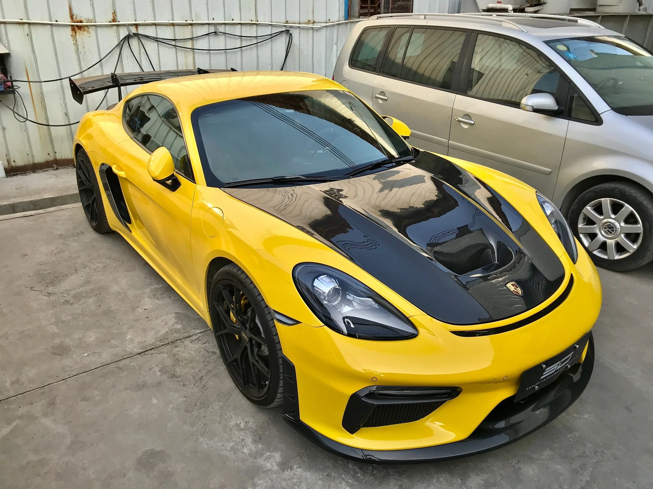 SD Carbon Design DRY Carbon Fiber Hood Bonnet For Porsche 911 991 / 718 Cayman Boxster - Image 3