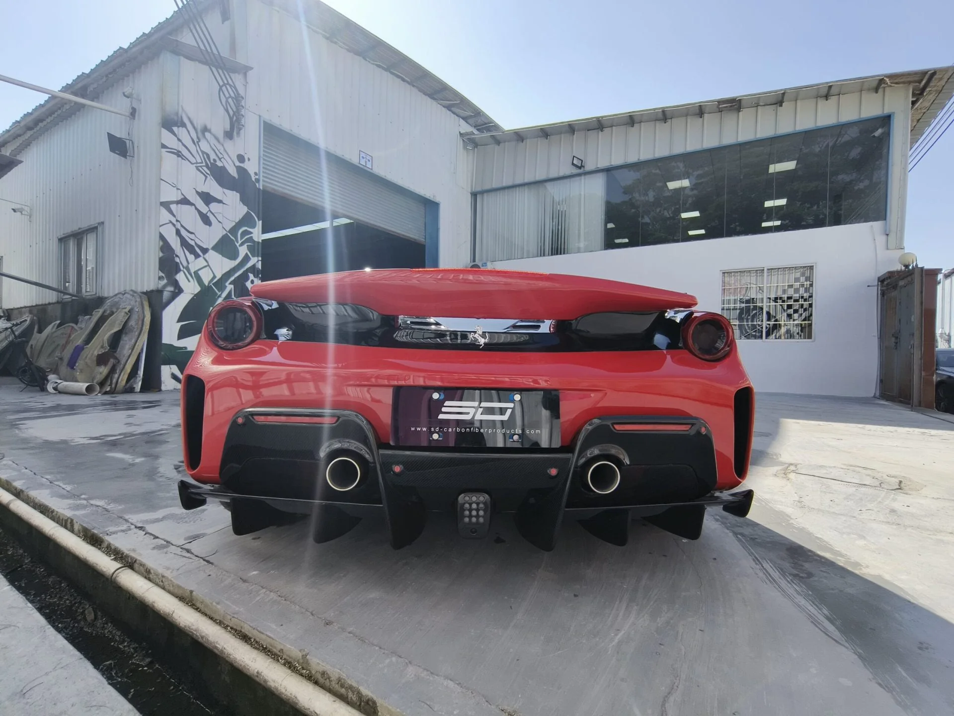 SD Dynamics Full Ferrari 488GTB Upgrade to Pista Conversion Body Kit - Image 10