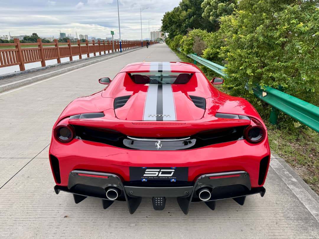 SD Dynamics Full Ferrari 488GTB Upgrade to Pista Conversion Body Kit - Image 15