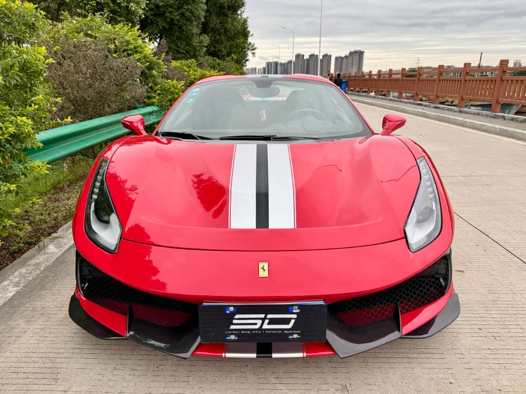 SD Dynamics Full Ferrari 488GTB Upgrade to Pista Conversion Body Kit - Image 17