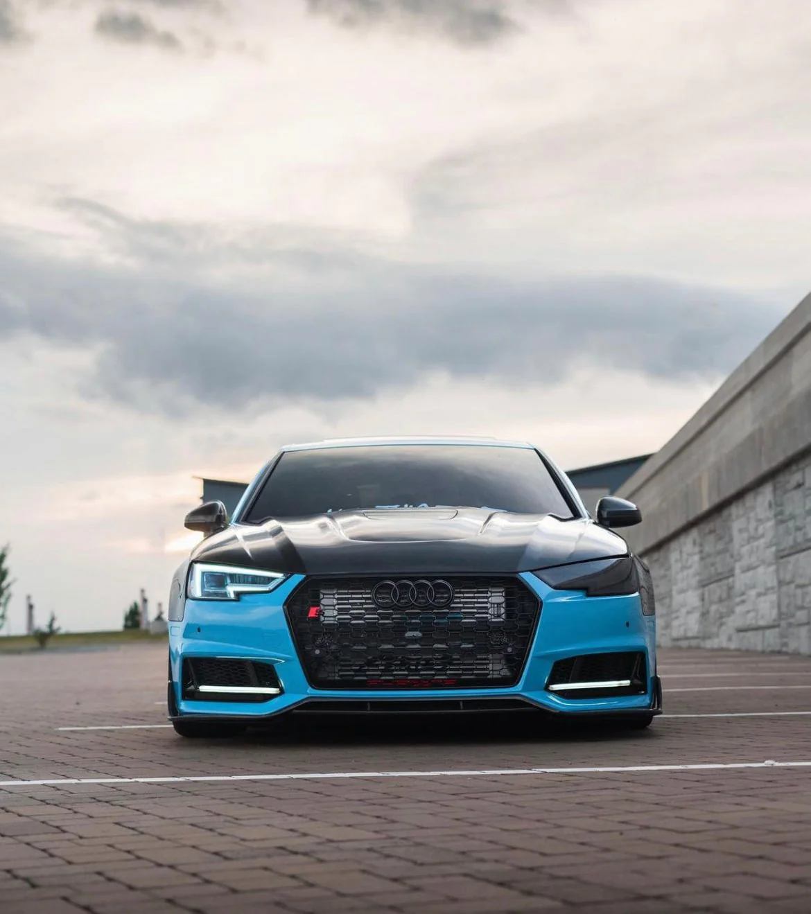 SD Carbon Fiber Tempered Glass Hood Bonnet For Audi A4 S4 2017-ON B9 B9.5 - Image 11