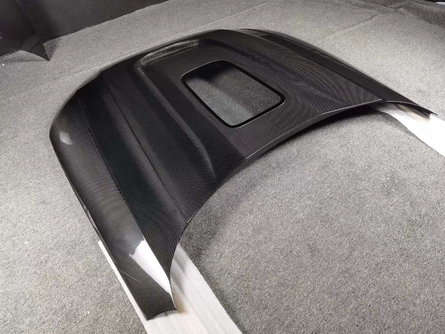 SD Carbon Fiber Tempered Glass Hood Bonnet For Audi A4 S4 2017-ON B9 B9.5 - Image 6