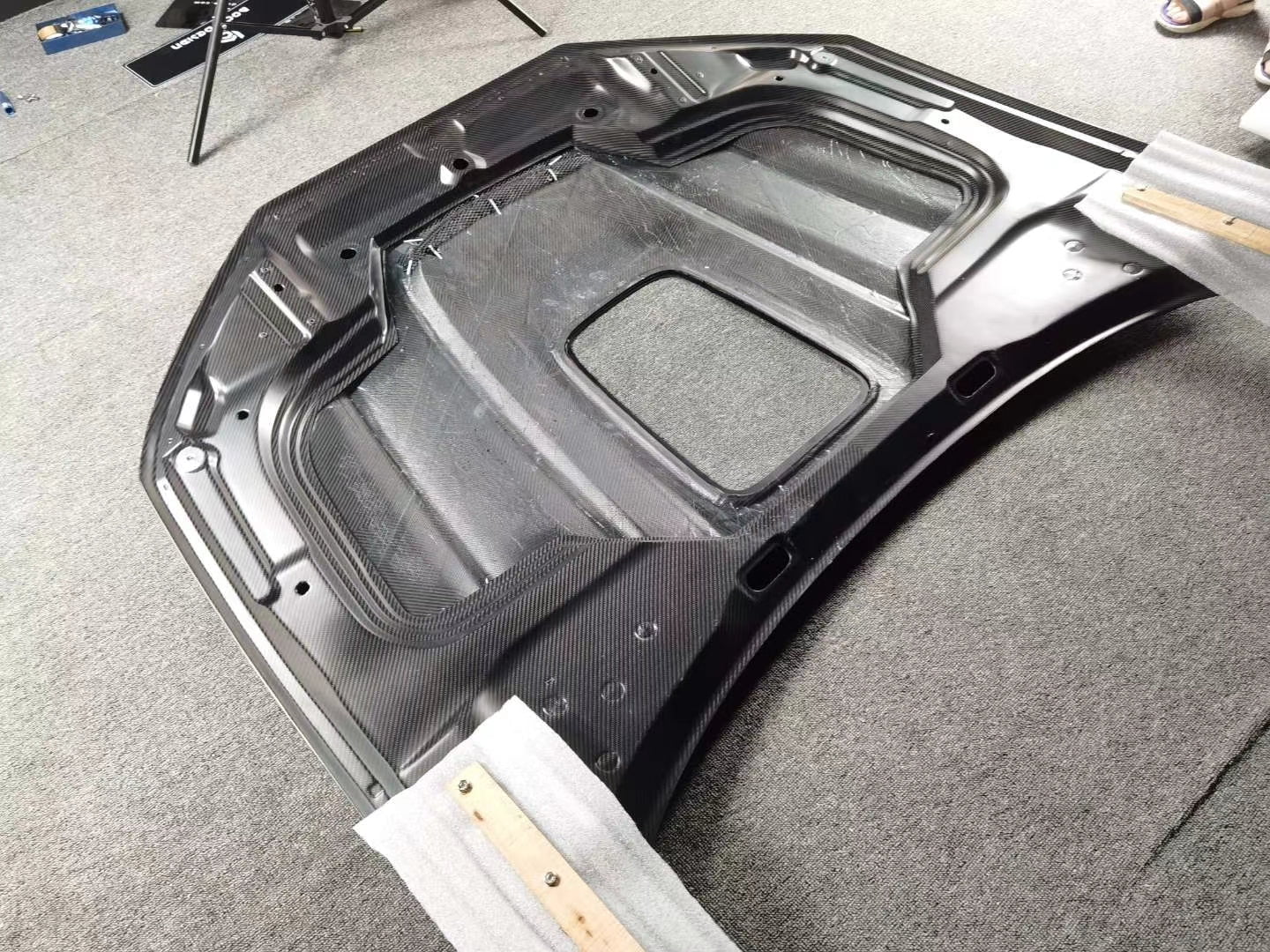 SD Carbon Fiber Tempered Glass Hood Bonnet For Audi A4 S4 2017-ON B9 B9.5 - Image 7