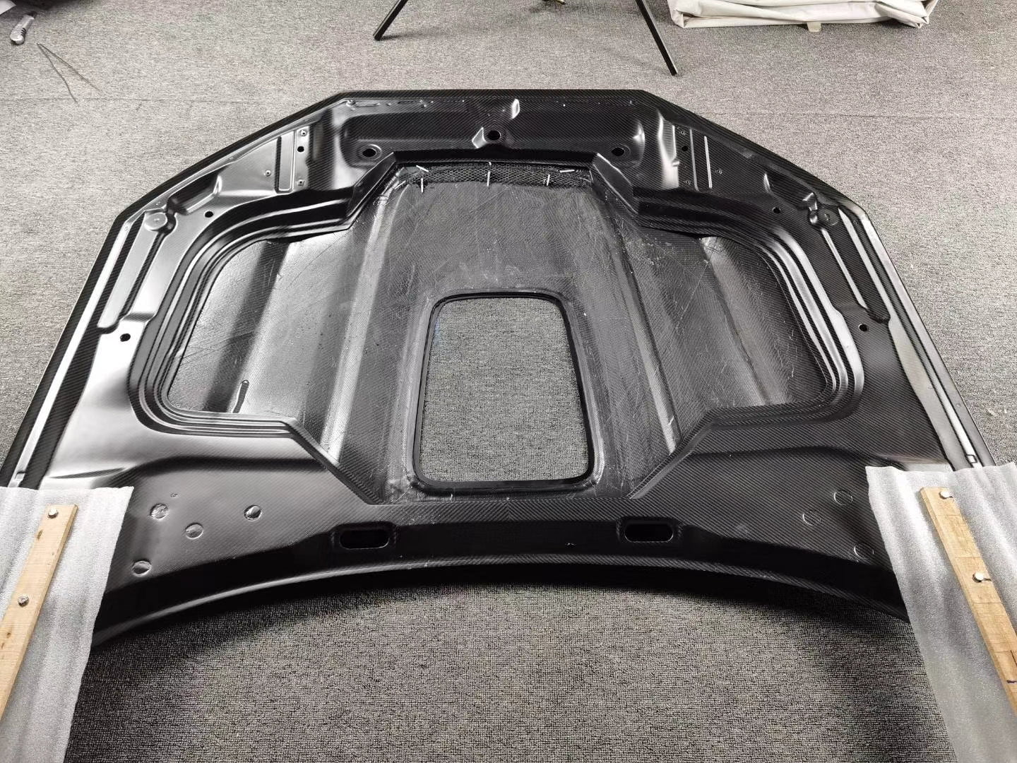 SD Carbon Fiber Tempered Glass Hood Bonnet For Audi A4 S4 2017-ON B9 B9.5 - Image 8