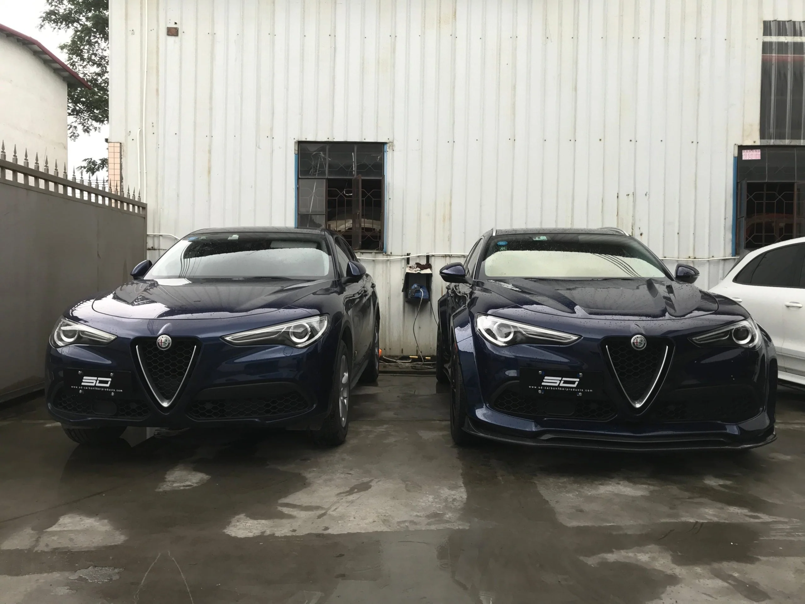 SD Carbon Partial Carbon Fiber Widebody Kit For Alfa Romeo Stelvio 2.0T - Image 22