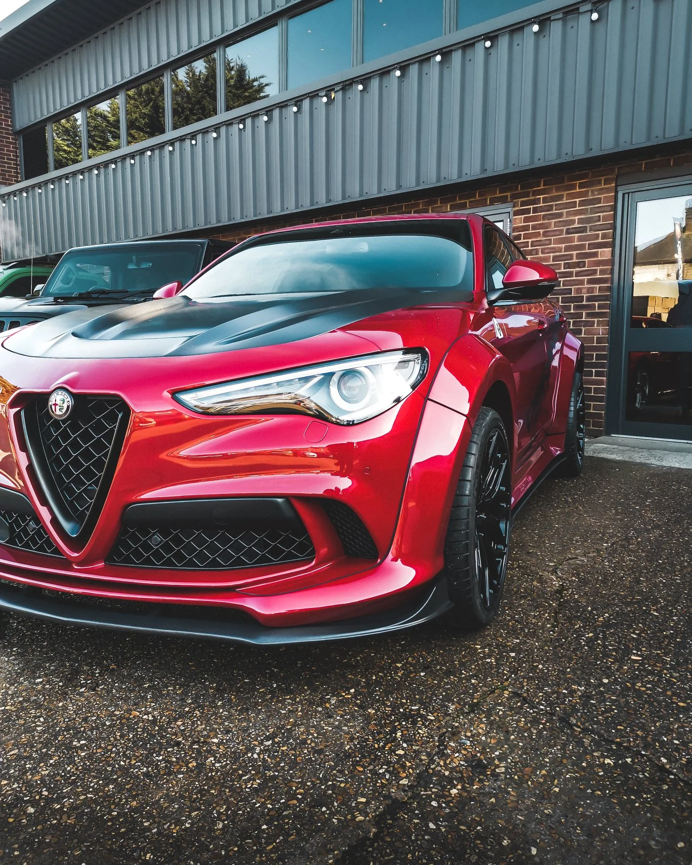 SD Carbon Partial Carbon Fiber Widebody Kit For Alfa Romeo Stelvio 2.0T - Image 30