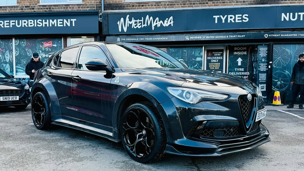SD Carbon Partial Carbon Fiber Widebody Kit For Alfa Romeo Stelvio 2.0T - Image 44