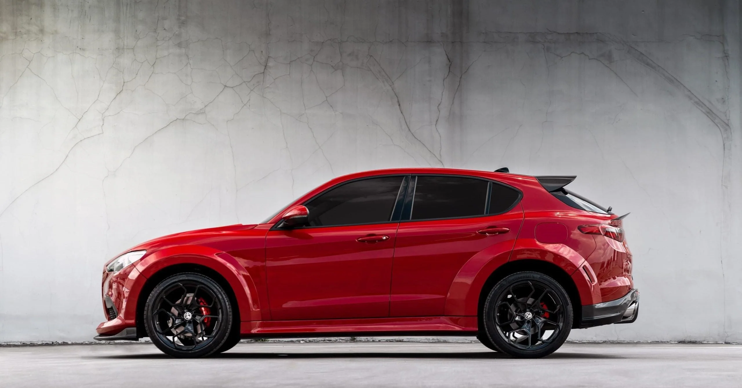 SD Carbon Pre-preg Carbon Fiber Rear Trunk Spoiler For Alfa Romeo Stelvio - Image 6