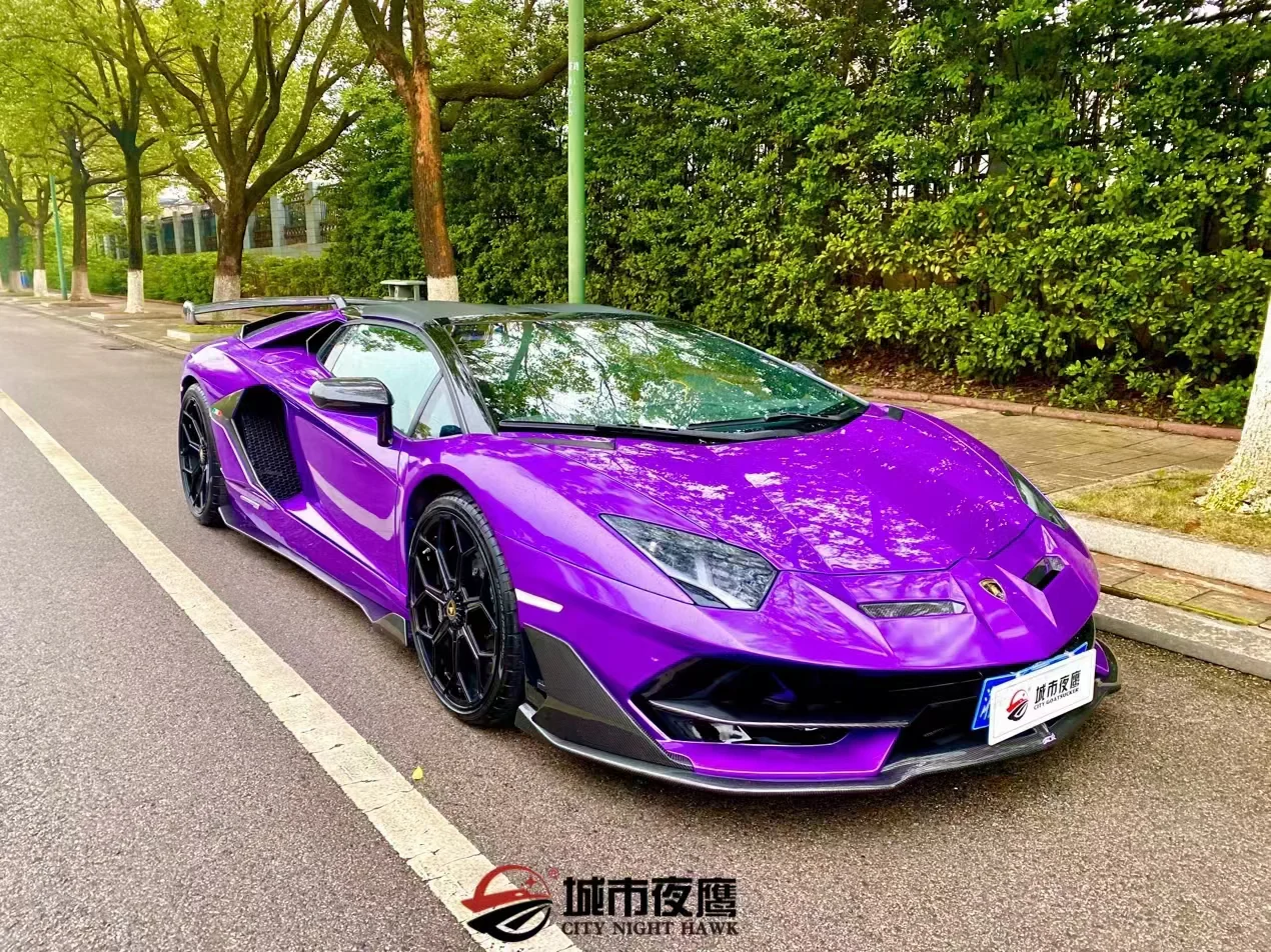 SD Dry Carbon Fibre Conversion Full Body Kit Conversion for Lamborghini Aventador LP700/720/740/750 Upgrade to SVJ Full Body Kit - Image 26