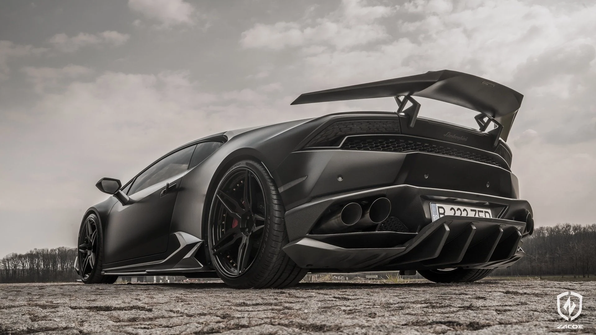 ZACOE Lamborghini Huracan LP610-4 Carbon Fiber Body kit 27pcs/set - Image 11